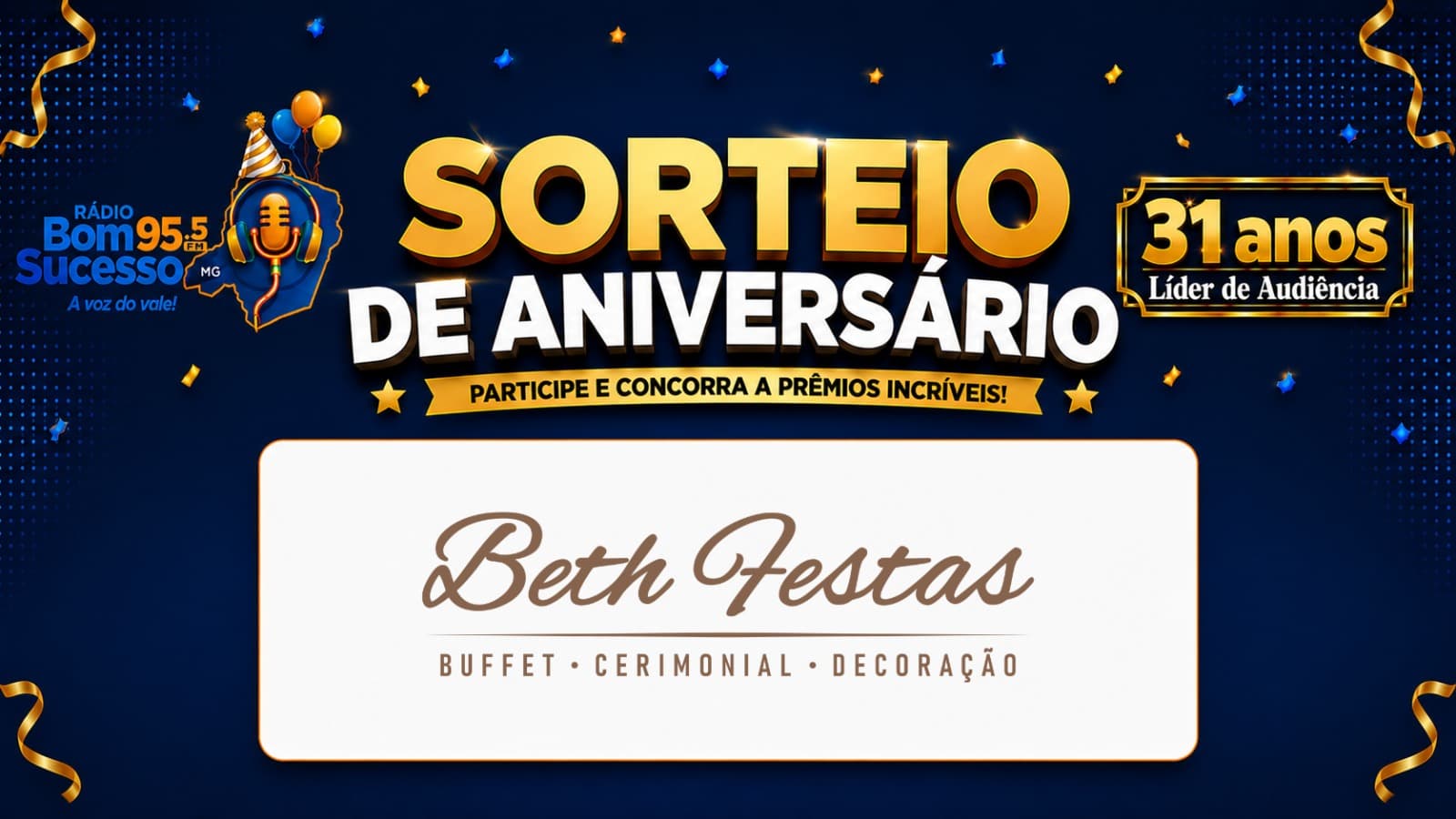 Sorteio 06 - Beth Festas